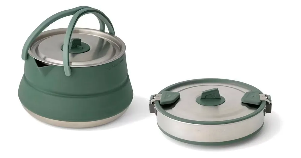 Suoraan Valmistajalta Sea To Summit Detour Collapsible Steel Kettle 1,6L