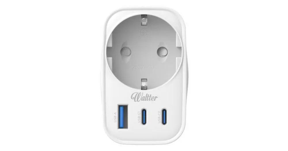 Alkuperäinen Waltter Eco Seinälaturi+USB