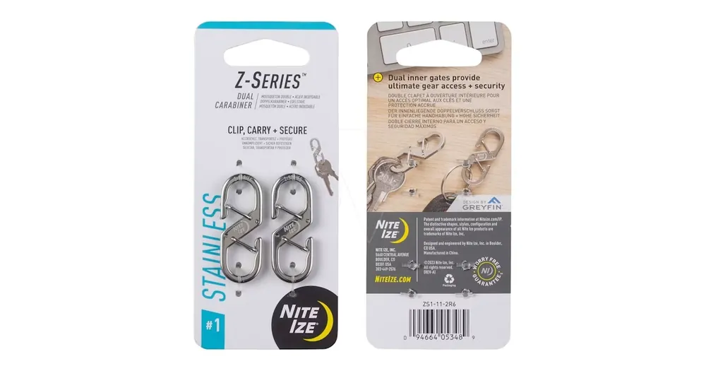 Bestseller Nite Ize Z-Series B.Dual Carabiner 1 2 pcs