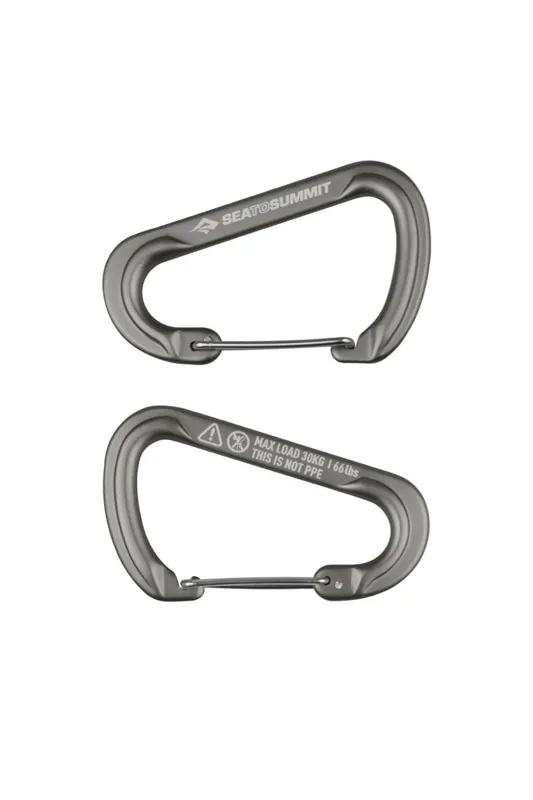 Sea To SummitSea To Summit Large Accessory Carabiner 2-Pack Titanium Superhinta
