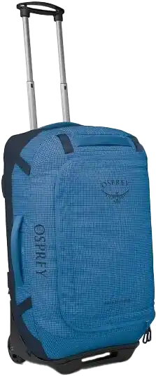 Ilmainen Palautus OspreyOsprey Transporter Wheeled Duffel 60 Blue Flame/Scoria Blue