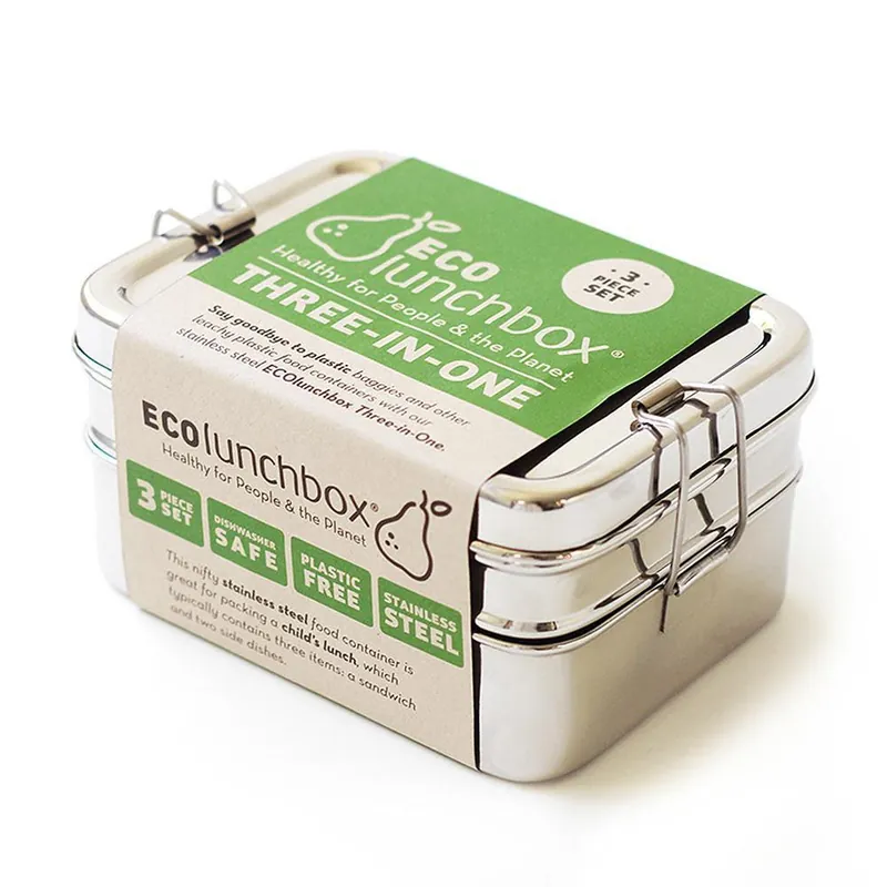 ECOlunchboxECOlunchbox Three-in-one Steel Tarjous