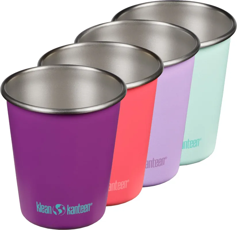 Superhinta Klean KanteenKlean Kanteen Stainless Steel Cup 296 ml 4-Pack Butterflies
