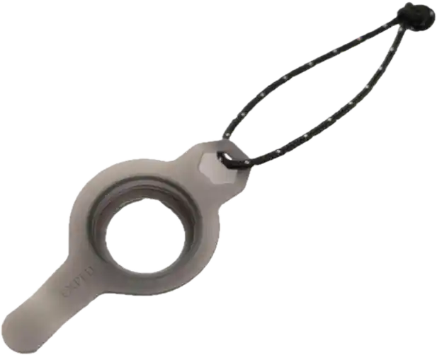 Korkea Laatu ExpedExped Flat Valve Adapter Charcoal Grey