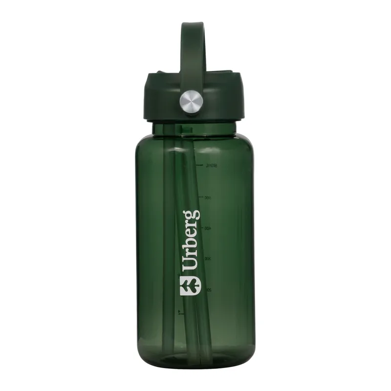 UrbergUrberg Tritan Flip Straw 600ml Kombu Green Halpa