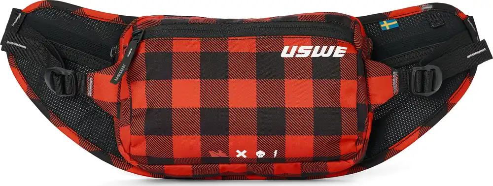 USWEUSWE Waist 2L Hip Pack Flannel Red Rajoitettu Tarjous