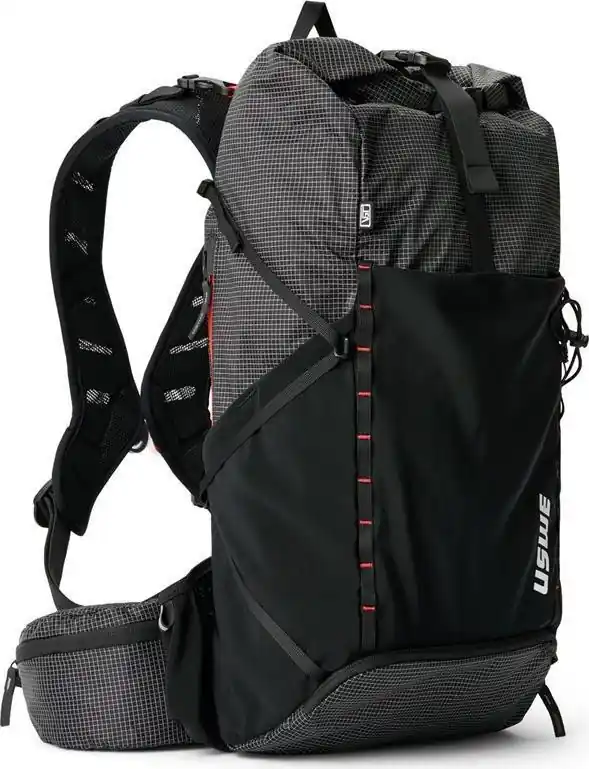 USWEUSWE Rolltop VST 18L Daypack Black Älä Missaa
