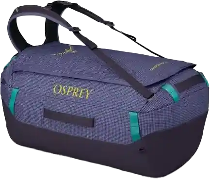Viimeinen Mahdollisuus OspreyOsprey Transporter Duffel 65 Euphoria Purple/Purple Ink