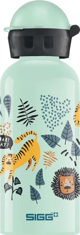 SIGGSIGG Kids‘ Water Bottle KBT 0,4 L Jungle TZZ Vain Rajoitetun Ajan
