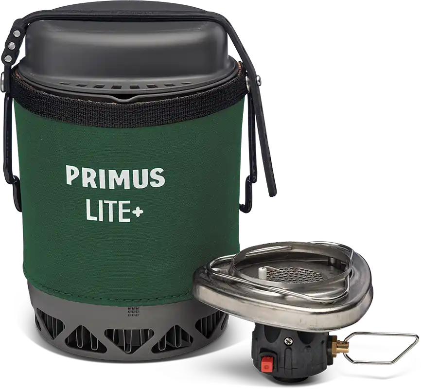 Kausialennus PrimusPrimus Lite Plus Stove System II 0.8 L Green
