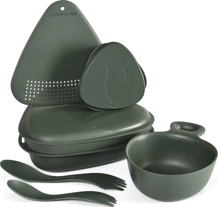 Light My FireLight My Fire Outdoor MealKit 2.0 Sagegreen Halpa
