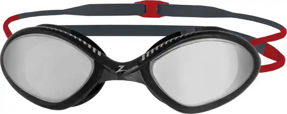 ZoggsZoggs Tiger Titanium Mirrored Goggle Black/Red/Mirror Smoke Rajoitettu Tarjous