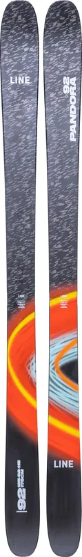 Line SkisLine Skis Pandora 92 Black/Red Suoraan Valmistajalta