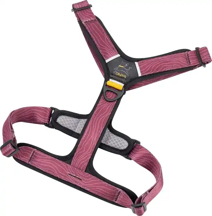 OllyDogOllyDog Alpine Reflective Comfort Harness Rosewood Halpa