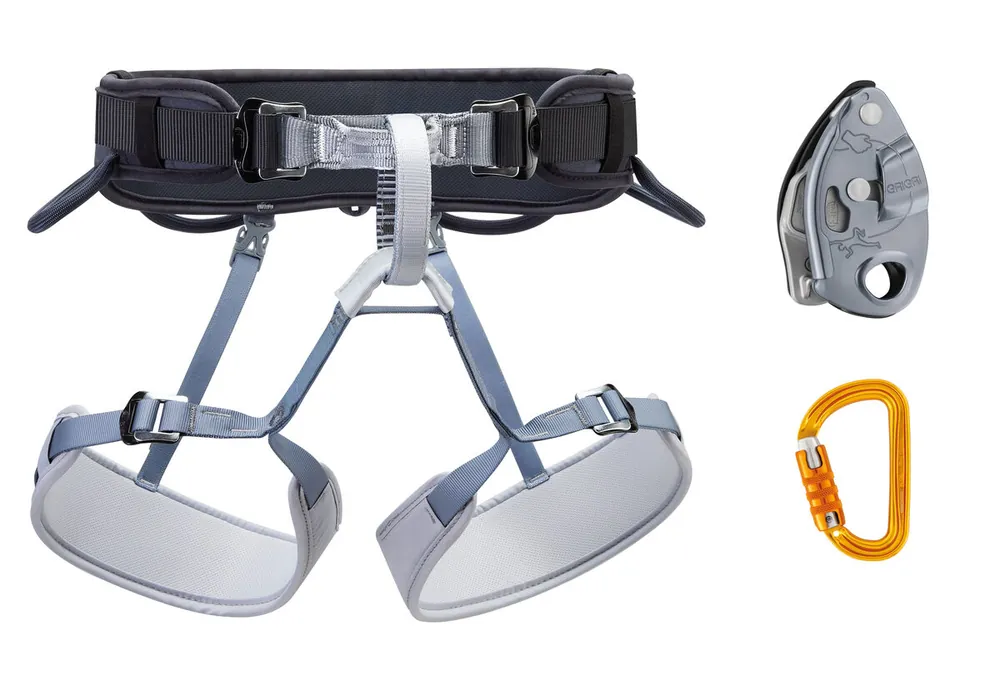 PetzlPetzl Kit Corax Grigri Sm’D Dark Gray Kampanjahinta
