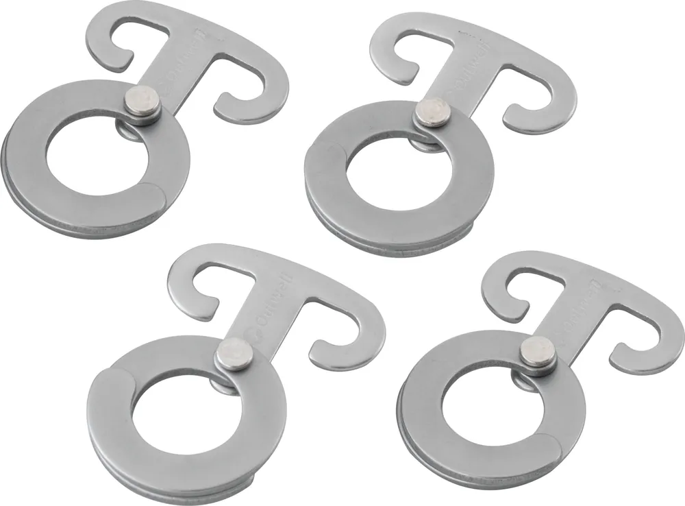 Osta Verkossa OutwellOutwell Accessory Hooks 4 Pieces Silver Grey