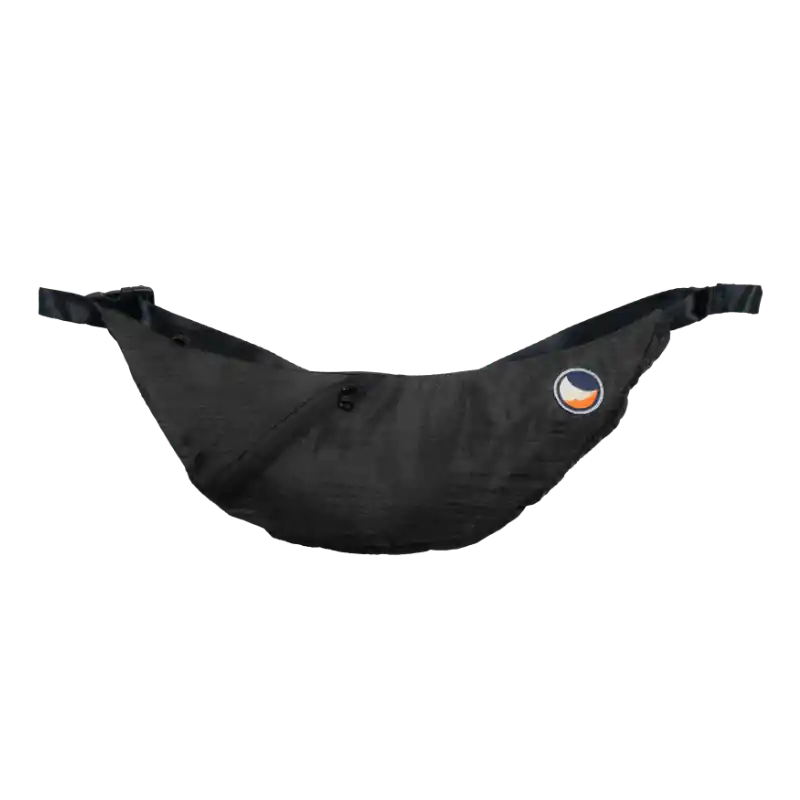 Alennettu Ticket to the MoonTicket to the Moon Upcycled Sling Bag Black
