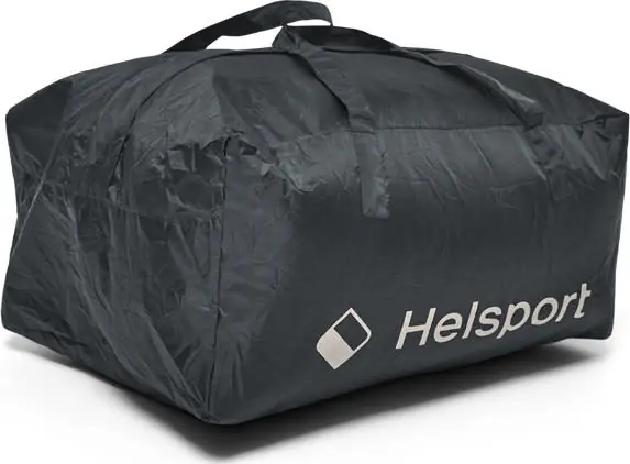 Vain Tänään HelsportHelsport Pro Duffel 86 L Dark Shadow / Ruby Red
