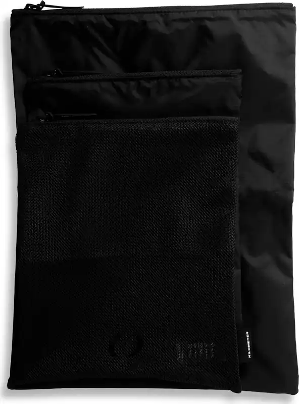 KilometerKilometer Packing Organizers Set Black Loppuunmyynti