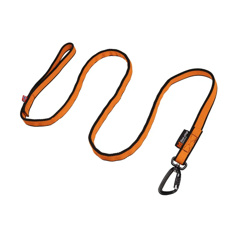 Tarjoushinta Non-stop DogwearNon-stop Dogwear Bungee Leash 2m Black/Orange