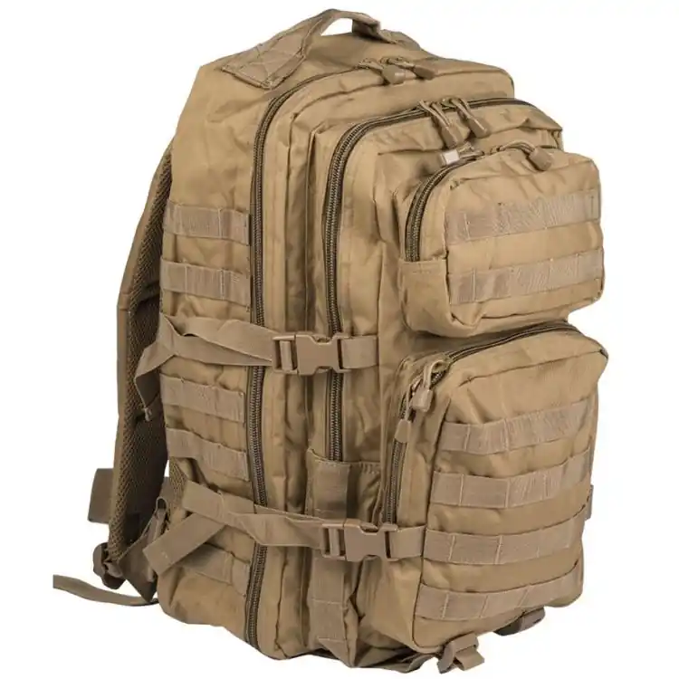 Erikoistarjous Mil-Tec US Assault Reppu Iso 36l Coyote