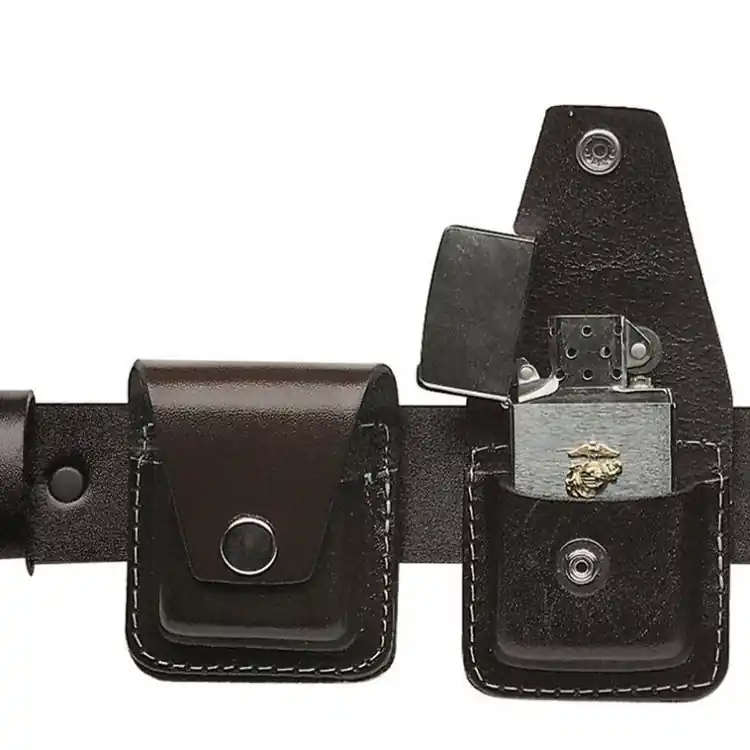 Mil-Tec Lighter Holster Leather Korkea Laatu