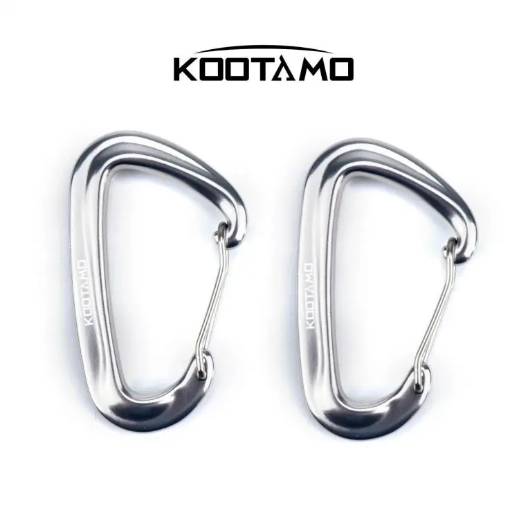 Kootamo Ultralight Karabiinit 12KN 2-pack Flash-Tarjous