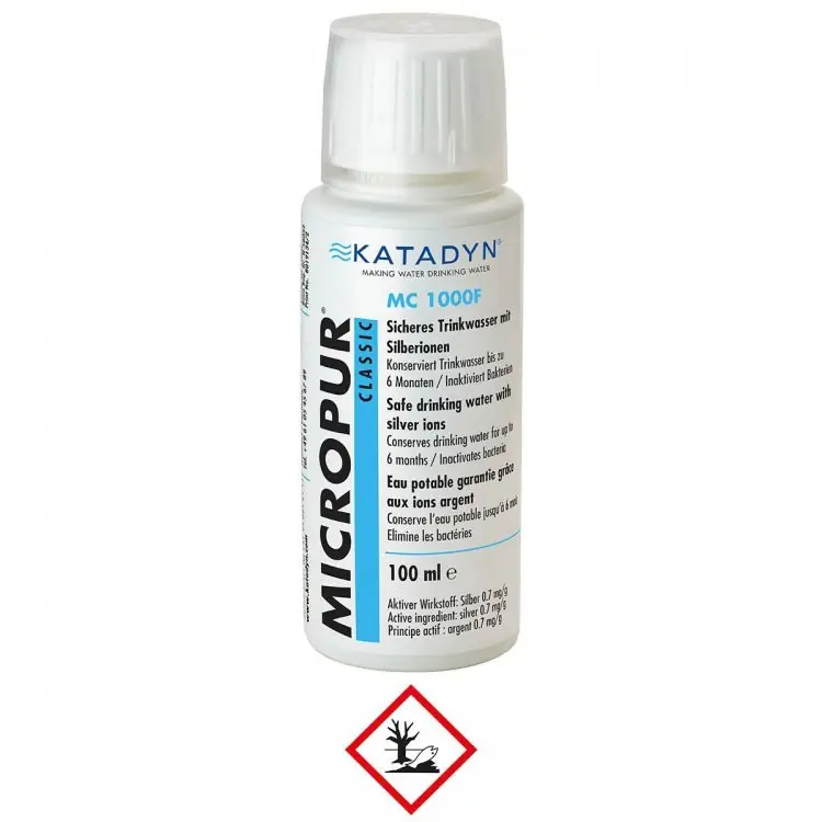 Korkea Laatu Katadyn Micropur MC 1000F Vedensäilöntäaine