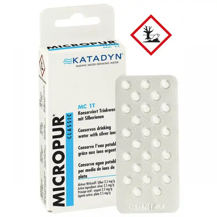 Bestseller Katadyn Micropur MC 1T Vedensäilöntäaine 100kpl