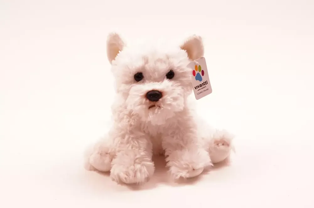 Korkea Laatu Pehmoeläin Koira Westie 24cm