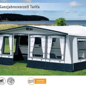 Tarifa 280 cm syvä Etuteltta ympärivuoden käyttöön Edullinen