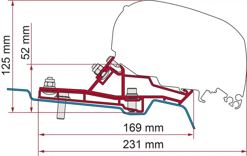 Suoraan Valmistajalta F80 S kiinnitysadapterit Transit 2014>