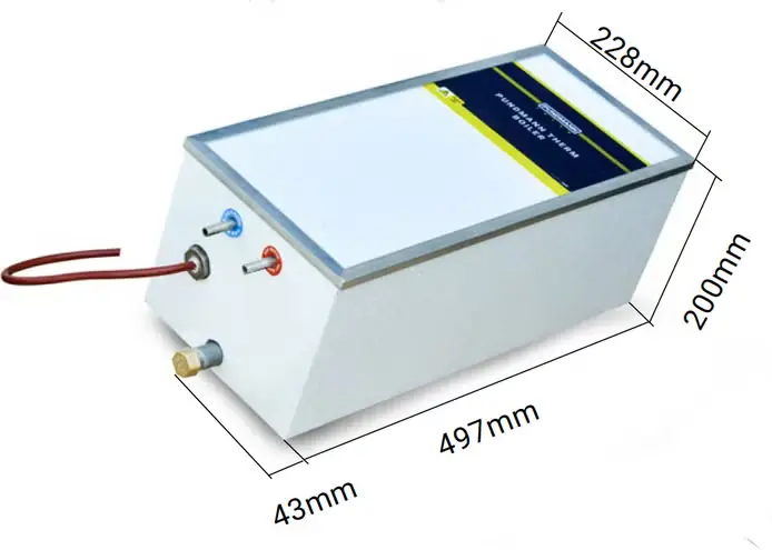 Vedenlämmitin 9,9 L 230V 500W 75°C=60 min Heti Saatavilla
