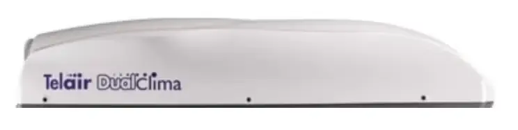 Telair kuori Dualclima 8400H / 12400H, valkoinen Uutuus