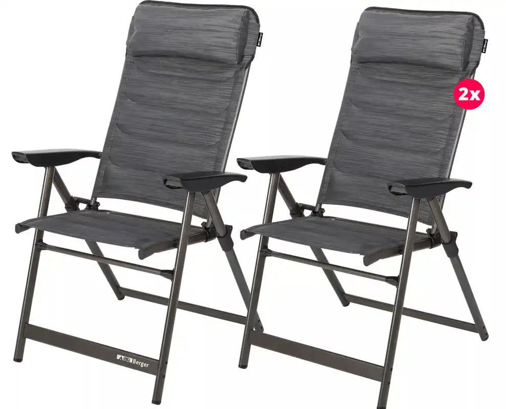 Berger Slimline taittuva istuinsetti, 2 kpl Osta Nyt