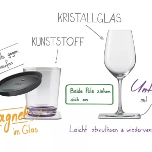 Silwy juomapillikansi magneettilaseihin Rajoitettu Tarjous