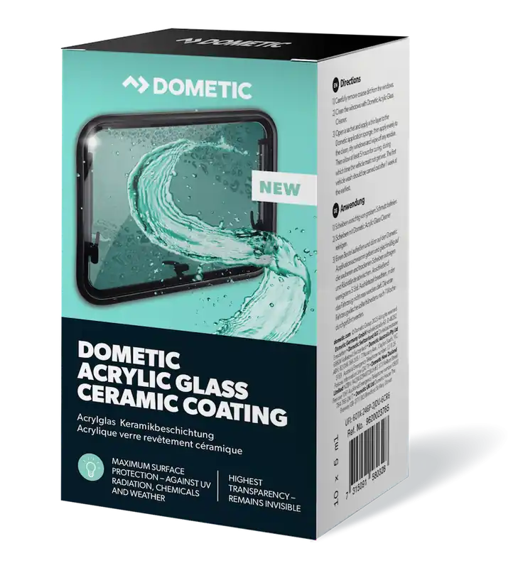 Edullinen Dometic Acrylic Glass Ceramic Coating keraaminen pinnoite akryyli-ikkunoille