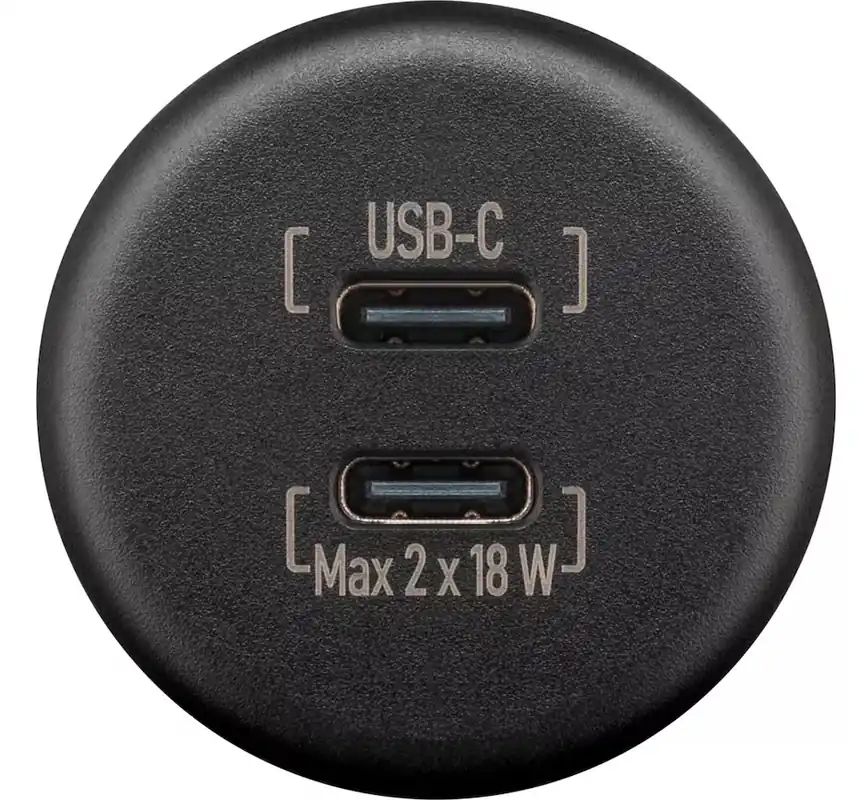 Wentronic kaksiosainen uppoasennettava USB-C-laturi, max. 18 W Edullinen Hinta