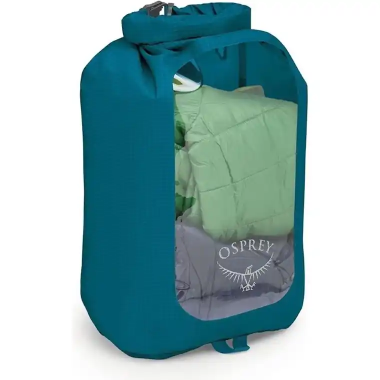 Rajoitettu Tarjous Osprey Dry Sack 12 W/Window Waterfront Blue