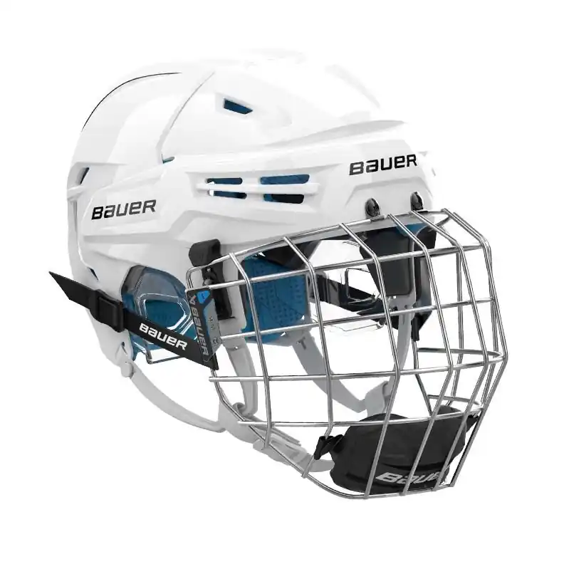 Aito Bauer HH RE-AKT 65 combo valkoinen jääkiekkokypärä