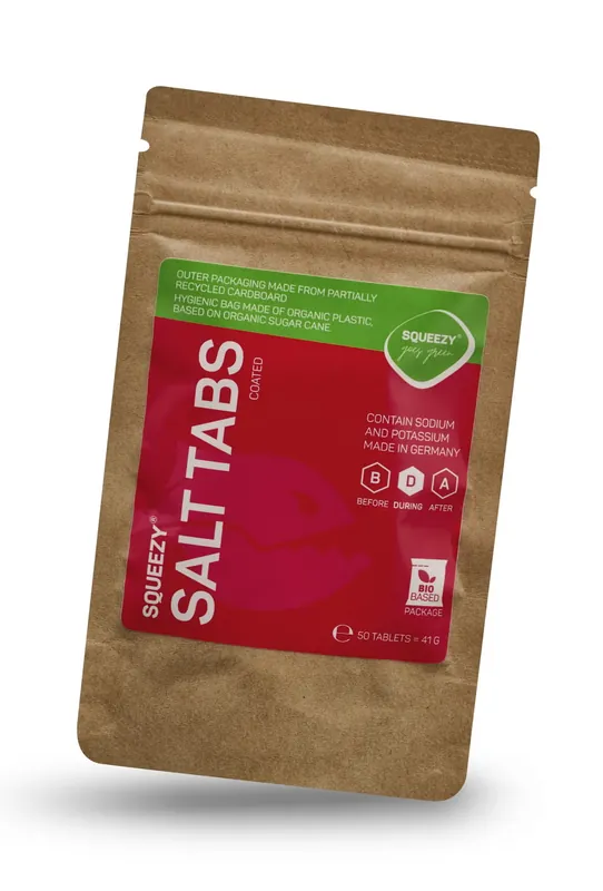 Squeezy Salt Tabs, päällystetyt suolatabletit 50 tablettia/41 g Halpa