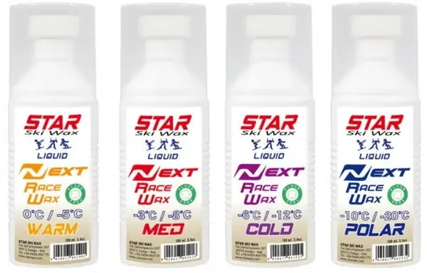 Alkuperäinen Star Next Race Wax nestemäiset luistovoiteet 100 ml