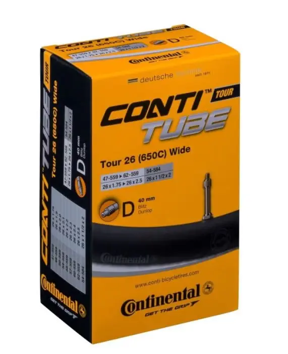CONTINENTAL 26" 47/62-559-584 INNERSLANG/SISÄ NORM. VENT. Merkkituote