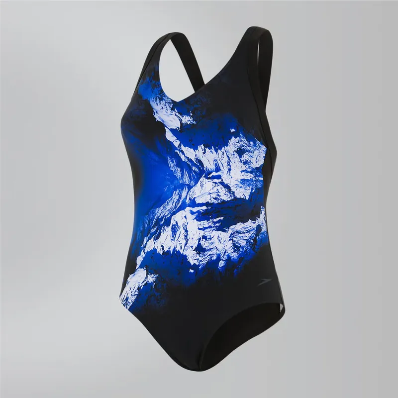 SPEEDO Opalweb Printed 1 piece AF Korkea Laatu
