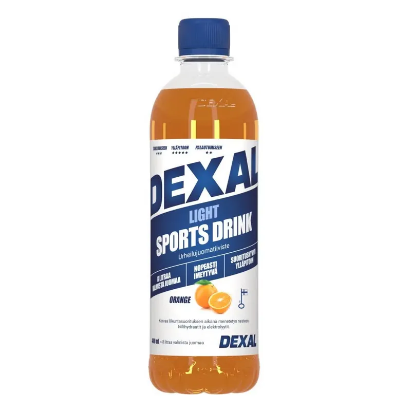 Dexal Light Sports Drink Orange 400 ml Poisto