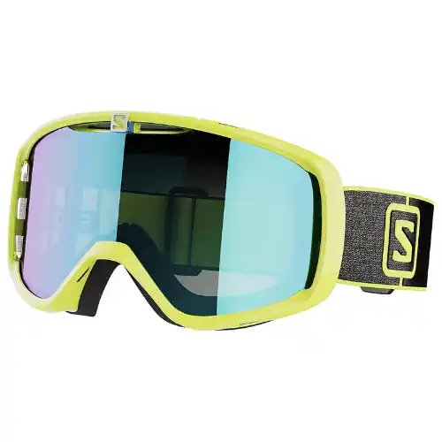 Korkea Laatu SALOMON GOGGLES AKSIUM NEON YELLOW/UNI MID BLUE