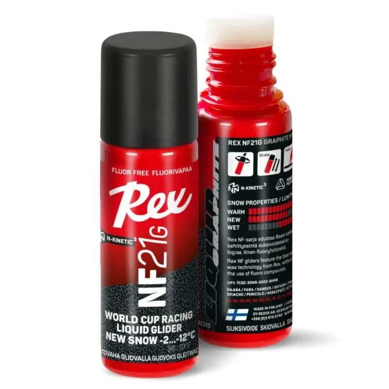 Uusi Malli REX WORLD CUP RACING LIQUID GLIDER NEW SNOW -2...-12, 60 ml