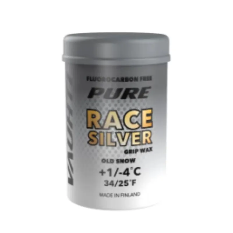 Vauhti pure race silver old snow grip wax 45g +1/-4° Aito