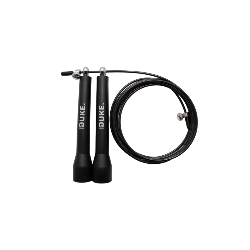 Ilmainen Palautus Duke Cable jump Rope Vaijerihyppynaru - musta