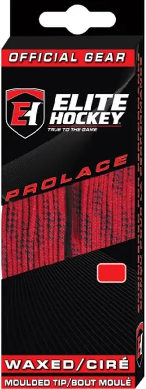 Viimeinen Mahdollisuus Elite Hockey Prolace waxed lace lime red 84"
